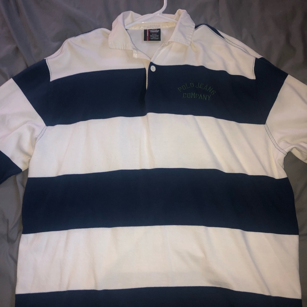 polo jeans co. rugby long sleeve polo.